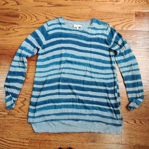 Sigrid Olsen Striped Cotton Sweater